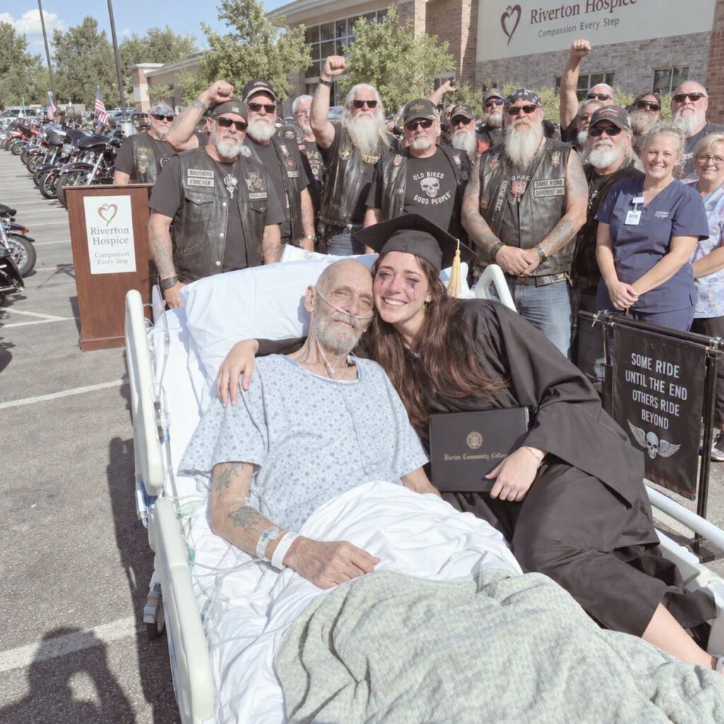 Biker Dad Couldn’t Attend His Child’s Graduation,