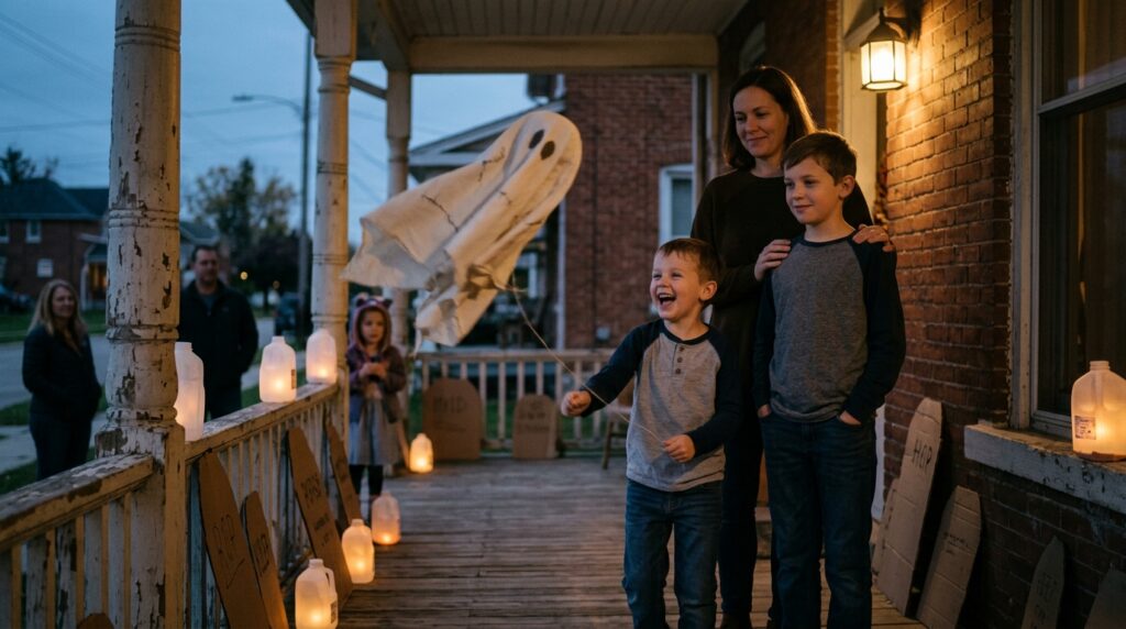 homemade Halloween decorations